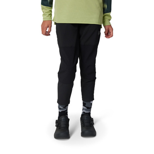 מכנס רכיבה ארוך לילדים פוקס שחור - FOX  YTH DEFEND PANT V25