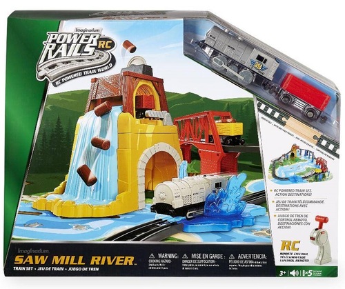 מסילות כח Power Rails - רכבת חשמלית ענקית בשלט רחוק דגם מנסרה בנהר