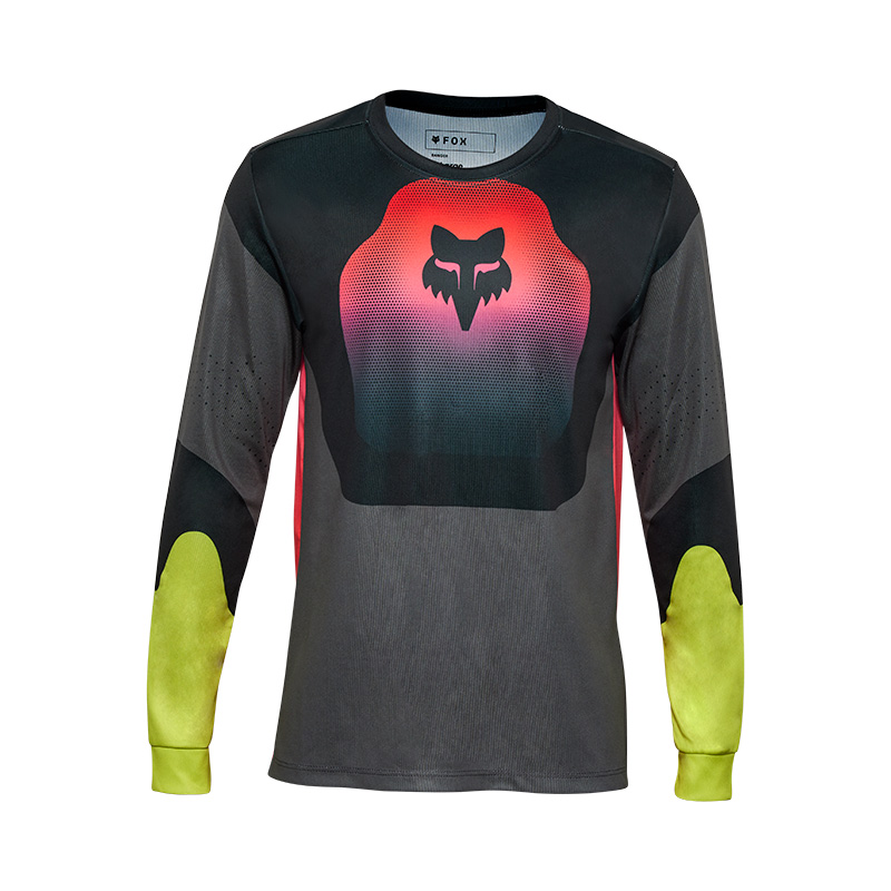 חולצת רכיבה ארוכה לילדים פוקס ורוד / שחור  -FOX YTH RANGER LS JERSEY REVISE V25