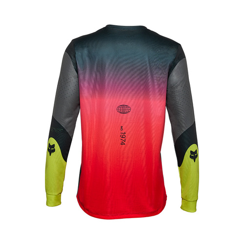 חולצת רכיבה ארוכה לילדים פוקס ורוד / שחור  -FOX YTH RANGER LS JERSEY REVISE V25