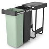 SORT & GO זוג פחי הפרדה נשפלים 30+30 ליטר