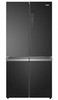 מקרר 4 דלתות האייר Haier Open Space Inverter HRF-7100FB זכוכית שחורה