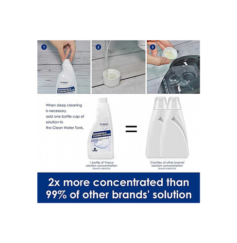תמיסת נוזל ניקוי חצי ליטר  לשואב שוטף 4X- Tineco -מקורי