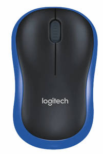 עכבר אלחוטי בצבע כחול\שחור Logitech M185