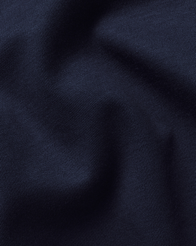 חולצת פולו כחולה אלגנטית - Navy Blue Plain Short Sleeve