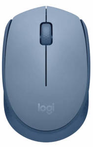 עכבר אלחוטי בצבע כחול\אפור Logitech M171