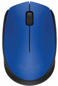 עכבר אלחוטי בצבע כחול\שחור Logitech M171