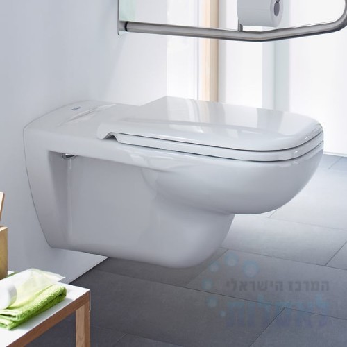 Duravit D-Code Vital | מושב אסלה וכיסוי דורוויט 006039 נשלף לאסלה מונגשת | לבן