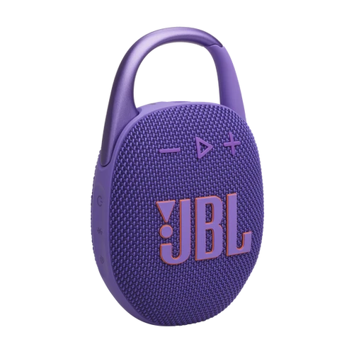 רמקול נייד JBL Clip 5 - סגול (יבואן רשמי)