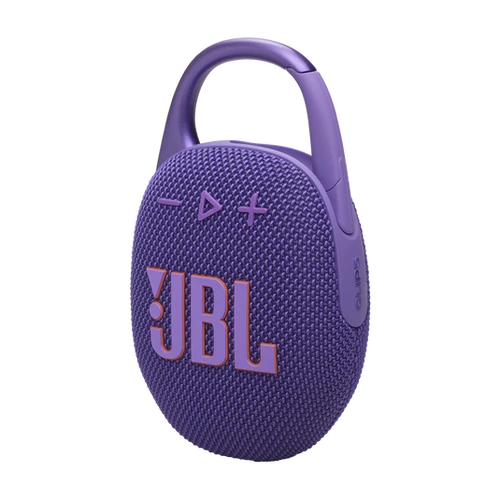 רמקול נייד JBL Clip 5 - סגול (יבואן רשמי)