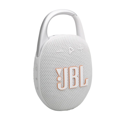 רמקול נייד JBL Clip 5 - לבן (יבואן רשמי)