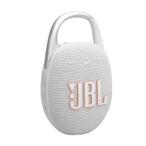 רמקול נייד JBL Clip 5 - לבן (יבואן רשמי)