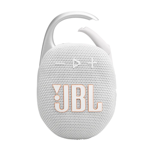 רמקול נייד JBL Clip 5 - לבן (יבואן רשמי)