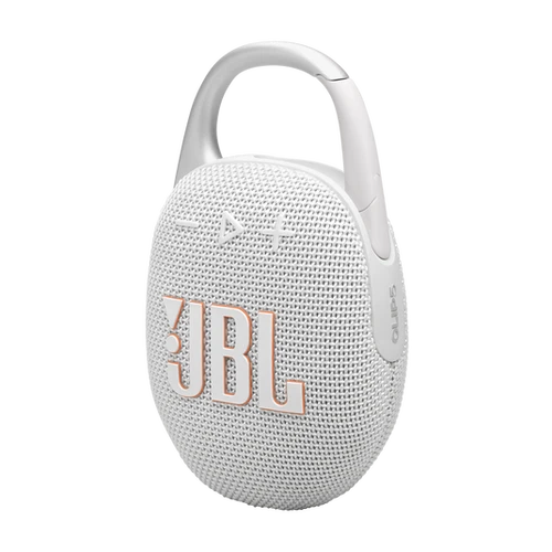 רמקול נייד JBL Clip 5 - לבן (יבואן רשמי)