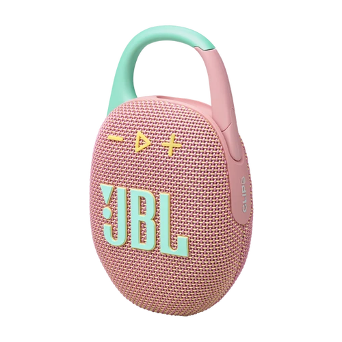 רמקול נייד JBL Clip 5 - ורוד  (יבואן רשמי)