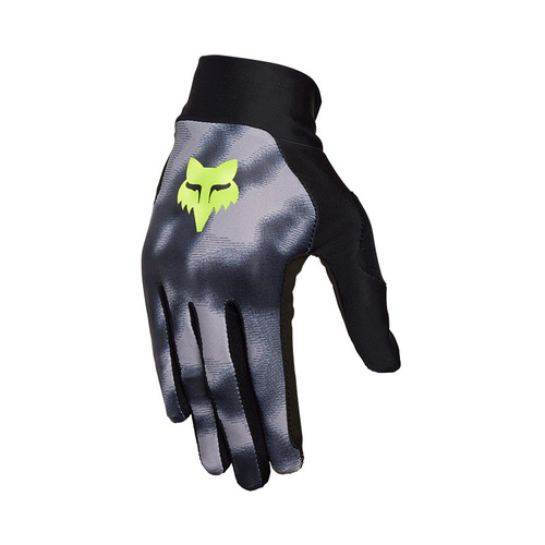 כפפות רכיבה פוקס אפור / צהוב - FOX FLEXAIR TAUNT GLOVES V25