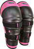 מגני ברכיים לילדים פוקס שחור / ורוד - FOX PEEWEE TITAN KNEE GUARD V25