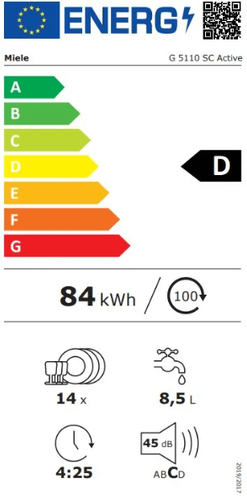מדיח כלים Miele G 5110 Clst מילה