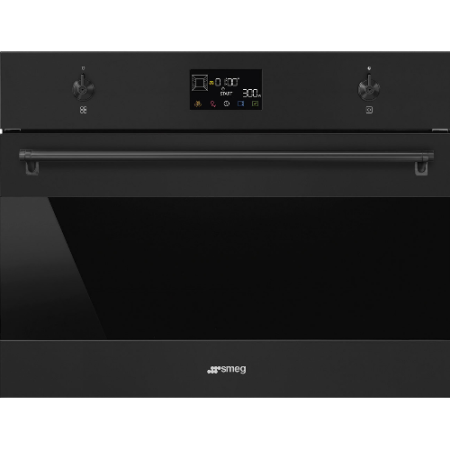 תנור בנוי משולב מיקרוגל SMEG דגם SOA4302M1N שחור
