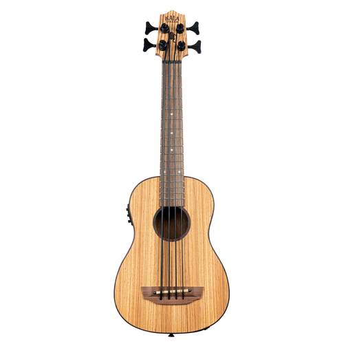 יוקולילי בס מוגברת Kala U-Bass Zebrawood