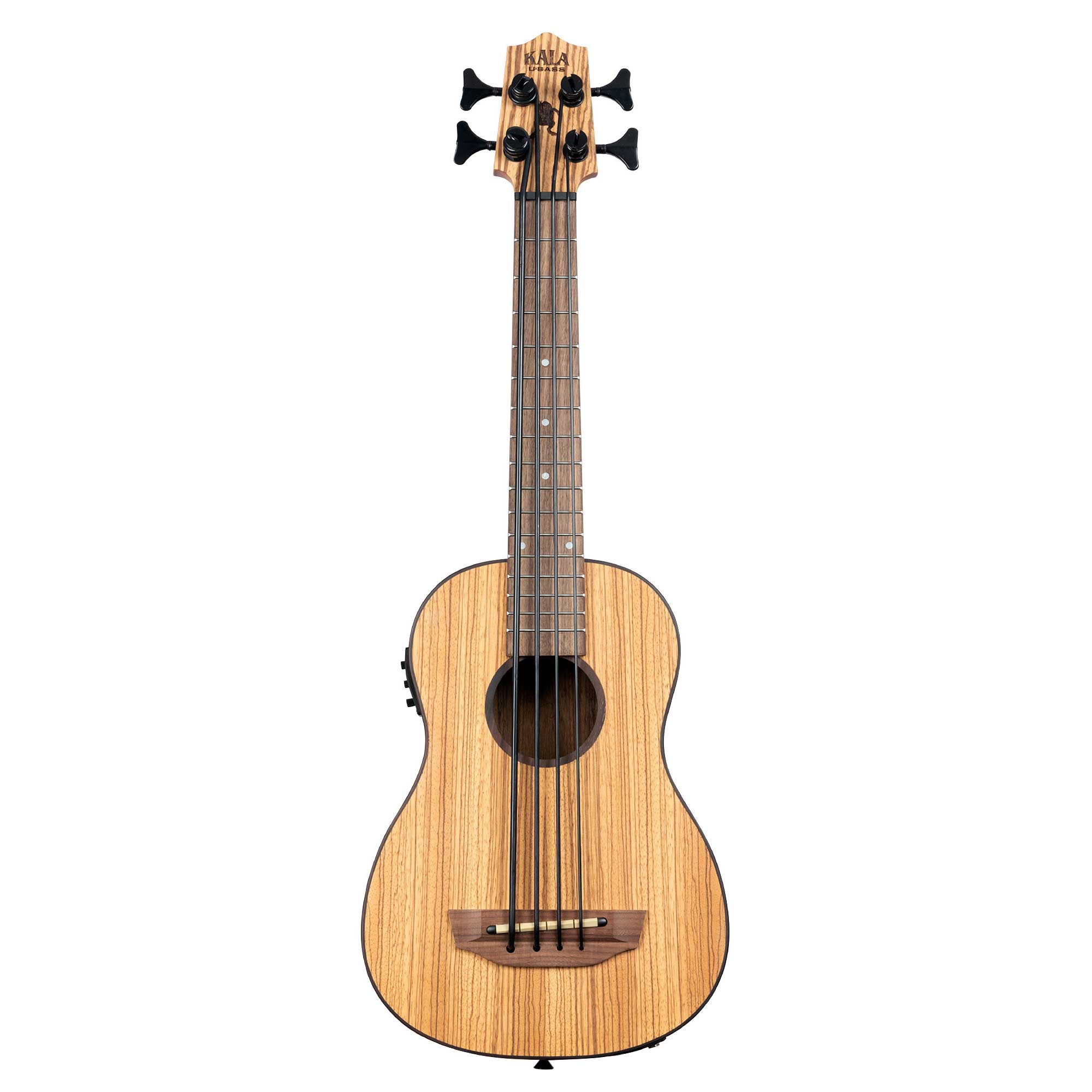 יוקולילי בס מוגברת Kala U-Bass Zebrawood