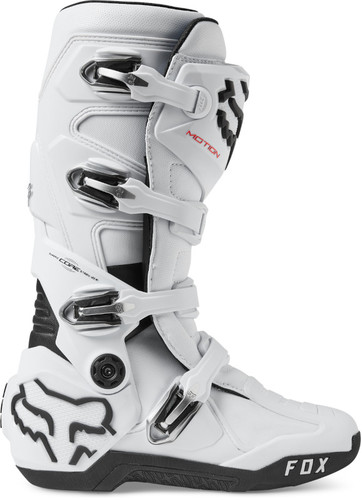מגף רכיבה פוקס לבן -  FOX MOTION BOOTS