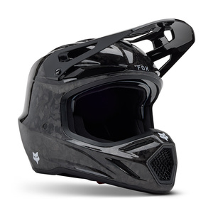 קסדת פוקס קרבון שחור - FOX V3 RS CARBON SOLID V25