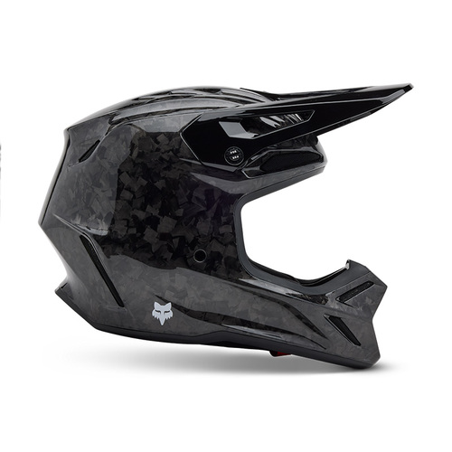 קסדת פוקס קרבון שחור - FOX V3 RS CARBON SOLID V25