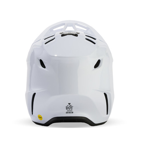 קסדת פוקס קרבון לבן - FOX V3 RS CARBON SOLID V25