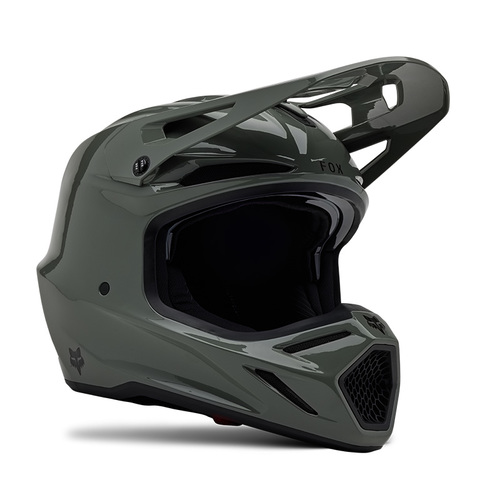 קסדת פוקס קרבון אפור כהה - FOX V3 RS CARBON SOLID V25