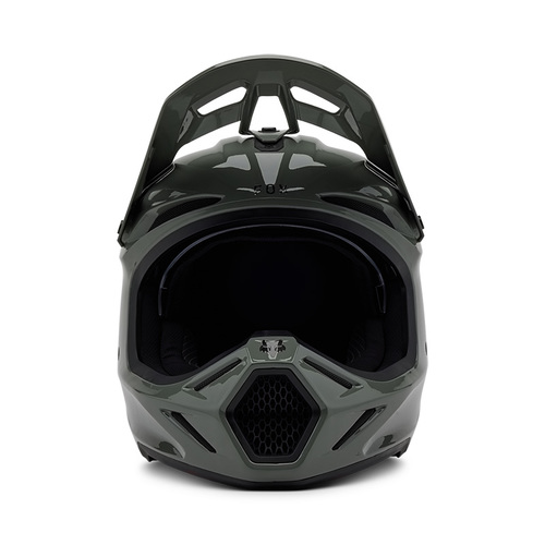 קסדת פוקס קרבון אפור כהה - FOX V3 RS CARBON SOLID V25