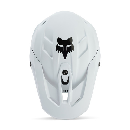 קסדת פוקס לבן מט - FOX V3 SOLID V25