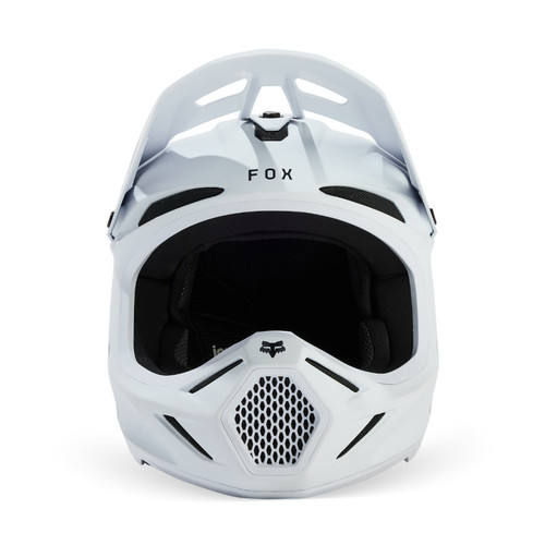קסדת פוקס לבן מט - FOX V3 SOLID V25