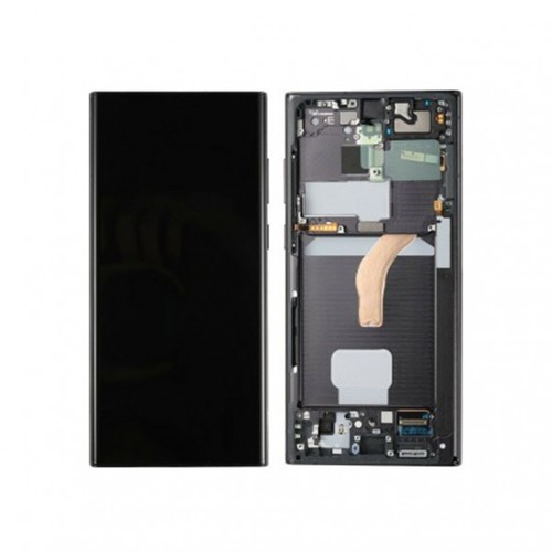 החלפת מסך LCD+מגע מקוריים Samsung Galaxy S22 Ultra סמסונג