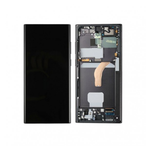 החלפת מסך LCD+מגע מקוריים Samsung Galaxy S22 Ultra סמסונג