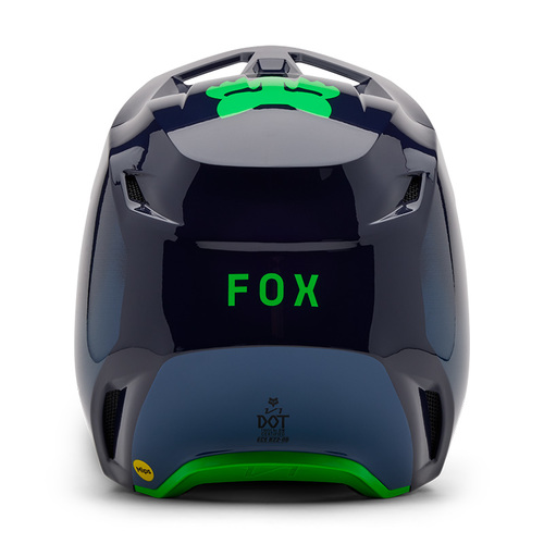 קסדת פוקס סגול / ירוק - FOX V1 TAUNT V25