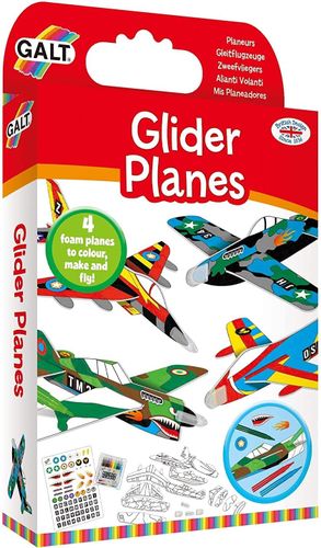 ערכת יצירה לילדים - הכנת וקישוט 4 מטוסי קצף