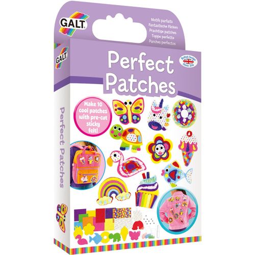 ערכת יצירה לילדים - הכנת 10 פאטצ'ים צבעוניים ניתנים להדבקה בקלות