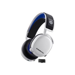 אוזניות גיימינג אלחוטיות דגם ARCTIS 7P+ STEELSERIES בצבע לבן