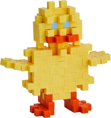 משחק הרכבה 100 חלקים קטנים במארז צינור רב פעמי - אפרוח