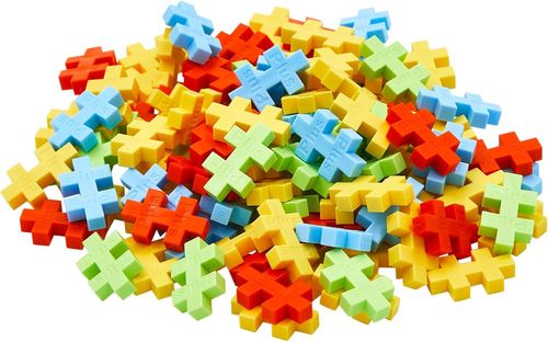 משחק הרכבה 100 חלקים קטנים במארז צינור רב פעמי - אפרוח