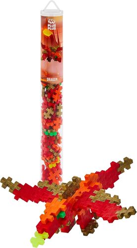 משחק הרכבה 100 חלקים קטנים במארז צינור רב פעמי - דרקון