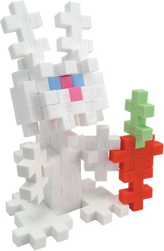 משחק הרכבה 100 חלקים קטנים במארז צינור רב פעמי - ארנב