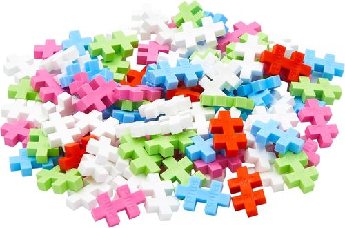 משחק הרכבה 100 חלקים קטנים במארז צינור רב פעמי - ארנב