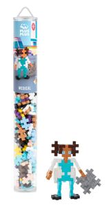 משחק הרכבה 100 חלקים קטנים במארז צינור רב פעמי - רופאה