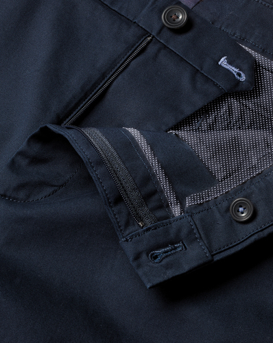 מכנסיים קצרים כותנה כחולות - Dark navy cotton shorts
