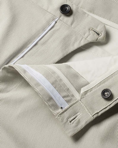 מכנסיים קצרים כותנה - Light grey stripe shorts