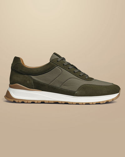 נעליים - Textile Trainers - Olive Green