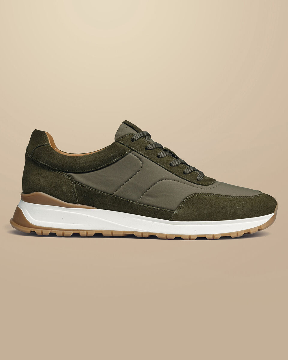 נעליים - Textile Trainers - Olive Green