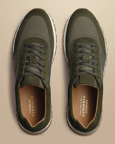 נעליים - Textile Trainers - Olive Green